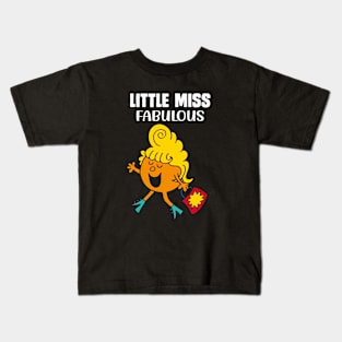 LITTLE MISS FABULOUS Kids T-Shirt